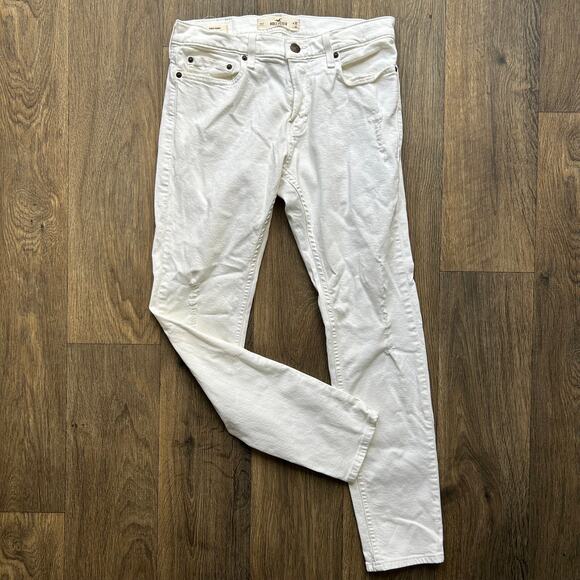 Hollister Other - ❌SOLD❌ Men's Hollister White Skinny Jeans Size 30 x 30